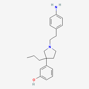 3-{1-[2-(4-Aminophenyl)ethyl]-3-propylpyrrolidin-3-yl}phenol