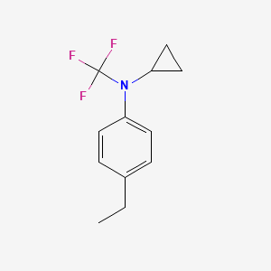 N-cyclopropyl-4-ethyl-N-(trifluoromethyl)aniline