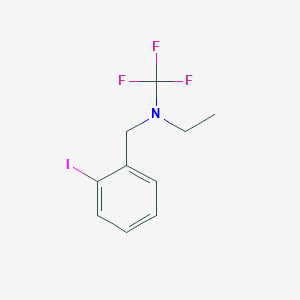 N-(2-iodobenzyl)-N-(trifluoromethyl)ethanamine