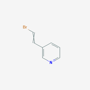 molecular formula C7H6BrN B13945716 3-(2-Bromovinyl)pyridine 