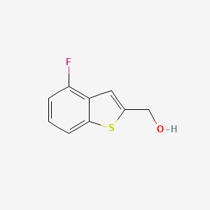 molecular formula C9H7FOS B1394576 (4-氟-1-苯并噻吩-2-基)甲醇 CAS No. 957059-61-9