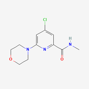 4-chloro-N-methyl-6-morpholinopicolinamide