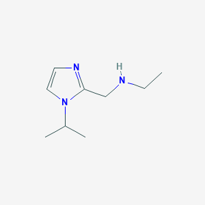 N-((1-isopropyl-1H-imidazol-2-yl)methyl)ethanamine