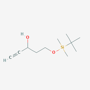 1-Pentyn-3-ol, 5-[[(1,1-dimethylethyl)dimethylsilyl]oxy]-