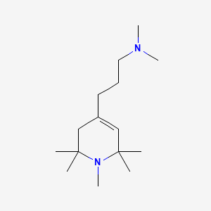 Piperidine, 3,4-didehydro-4-(3-(dimethylamino)propyl)-1,2,2,6,6-pentamethyl-