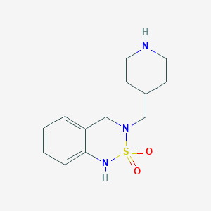 3-(piperidin-4-ylmethyl)-3,4-dihydro-1H-benzo[c][1,2,6]thiadiazine 2,2-dioxide