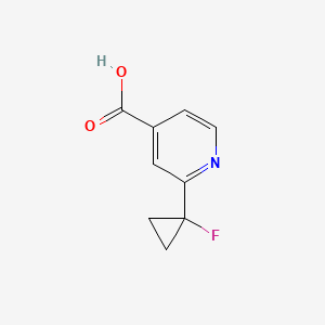 2-(1-Fluorocyclopropyl)isonicotinic acid