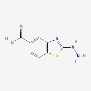 2-Hydrazinyl-1,3-benzothiazole-5-carboxylic acid