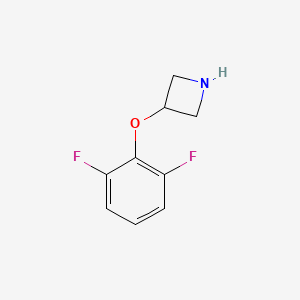 molecular formula C9H9F2NO B1394626 3-(2,6-Difluorophenoxy)azetidine CAS No. 1211876-06-0