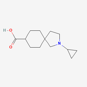 2-Cyclopropyl-2-azaspiro[4.5]decane-8-carboxylic acid