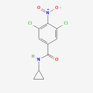 Benzamide, N-cyclopropyl-3,5-dichloro-4-nitro-