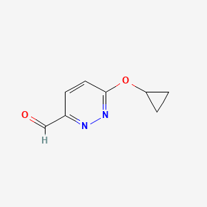 6-Cyclopropoxypyridazine-3-carbaldehyde