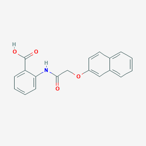 molecular formula C19H15NO4 B13946327 2-[(2-naphthalen-2-yloxyacetyl)amino]benzoic Acid 