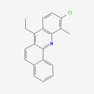 10-chloro-7-ethyl-11-methylbenzo[c]acridine