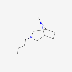 3-Butyl-8-methyl-3,8-diazabicyclo[3.2.1]octane