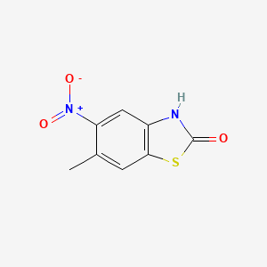 6-methyl-5-nitro-3H-1,3-benzothiazol-2-one