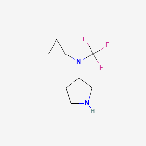 N-cyclopropyl-N-(trifluoromethyl)pyrrolidin-3-amine