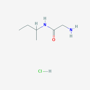 molecular formula C6H15ClN2O B1394639 2-Amino-N-(sec-butyl)acetamide hydrochloride CAS No. 1220019-14-6