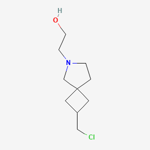 2-(2-(Chloromethyl)-6-azaspiro[3.4]octan-6-yl)ethanol