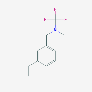 N-(3-ethylbenzyl)-1,1,1-trifluoro-N-methylmethanamine