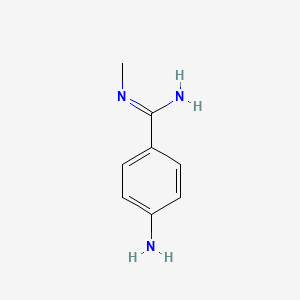 4-amino-N'-methylbenzenecarboximidamide