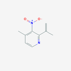 2-Isopropenyl-4-methyl-3-nitro-pyridine