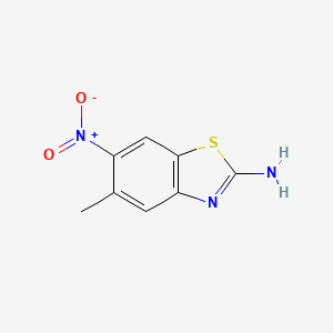 molecular formula C8H7N3O2S B13946445 5-Methyl-6-nitro-benzothiazol-2-ylamine 