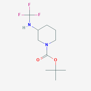 tert-Butyl 3-((trifluoromethyl)amino)piperidine-1-carboxylate