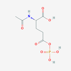 N-Acetyl-L-glutamyl 5-phosphate