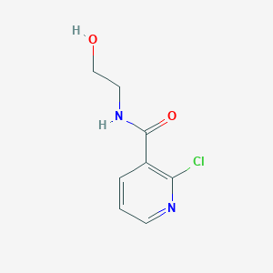molecular formula C8H9ClN2O2 B1394648 2-氯-N-(2-羟乙基)烟酰胺 CAS No. 1178440-36-2