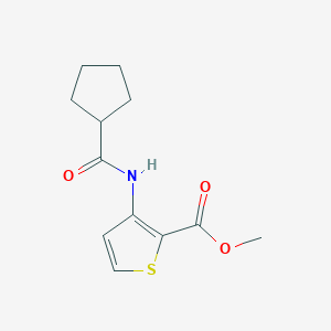 Methyl 3-(cyclopentanecarboxamido)thiophene-2-carboxylate