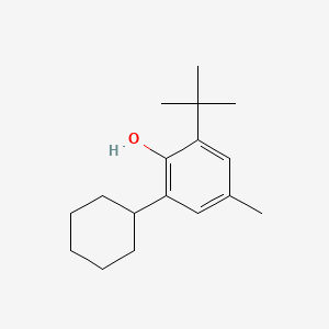 Phenol, 2-cyclohexyl-6-(1,1-dimethylethyl)-4-methyl-