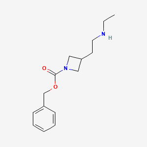 Benzyl 3-(2-(ethylamino)ethyl)azetidine-1-carboxylate