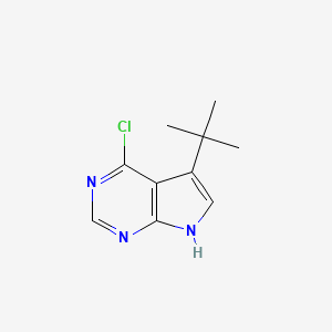 5-(tert-Butyl)-4-chloro-7H-pyrrolo[2,3-d]pyrimidine