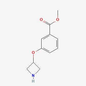 molecular formula C11H13NO3 B1394654 3-(3-氮杂环丙基氧基)苯甲酸甲酯 CAS No. 1219976-96-1