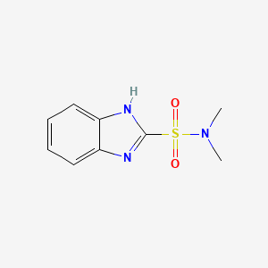 molecular formula C9H11N3O2S B13946543 N,N-dimethyl-1H-benzo[d]imidazole-2-sulfonamide 