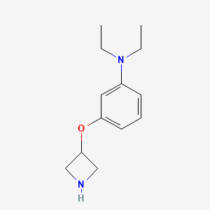 B1394667 3-(3-Azetidinyloxy)-N,N-diethylaniline CAS No. 1219960-93-6