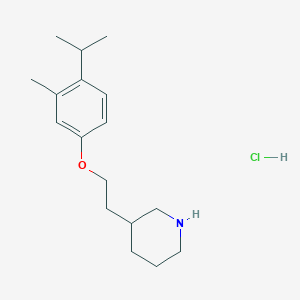 3-[2-(4-Isopropyl-3-methylphenoxy)ethyl]-piperidine hydrochloride