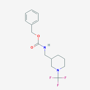 Benzyl ((1-(trifluoromethyl)piperidin-3-yl)methyl)carbamate