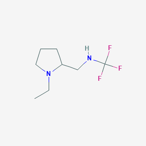 N-((1-ethylpyrrolidin-2-yl)methyl)-1,1,1-trifluoromethanamine