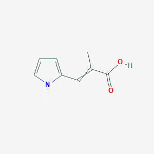 2-Methyl-3-(1-methyl-1H-pyrrol-2-yl)prop-2-enoic acid