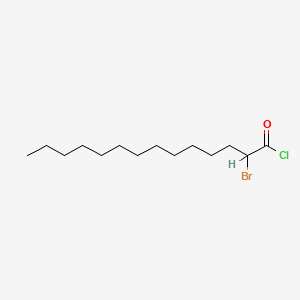 Tetradecanoyl chloride, 2-bromo-