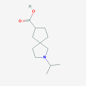 2-Isopropyl-2-azaspiro[4.4]nonane-7-carboxylic acid