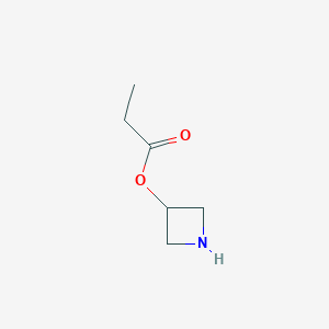molecular formula C6H11NO2 B1394728 3-氮杂环丙基丙酸酯 CAS No. 1220037-80-8