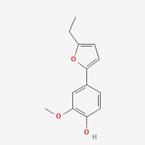 4-(5-Ethyl-2-furyl)-2-methoxyphenol