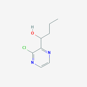 1-(3-Chloropyrazin-2-yl)butan-1-ol