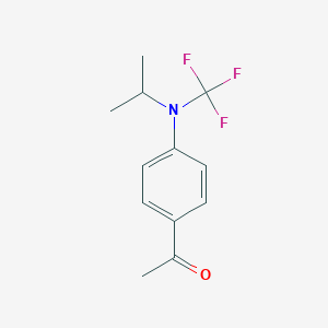 1-(4-(Isopropyl(trifluoromethyl)amino)phenyl)ethanone