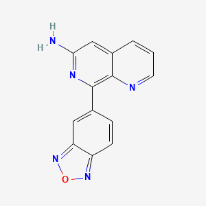 8-(2,1,3-Benzoxadiazol-5-yl)-1,7-naphthyridin-6-amine