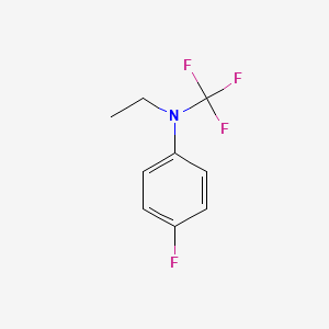 N-ethyl-4-fluoro-N-(trifluoromethyl)aniline