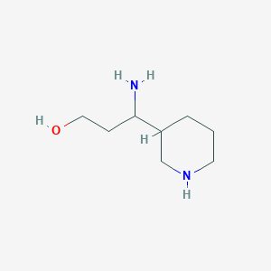 3-Amino-3-(piperidin-3-yl)propan-1-ol